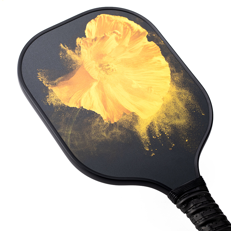 Finished glass fiber+frosted+PP honeycomb Pickleball Paddle customization