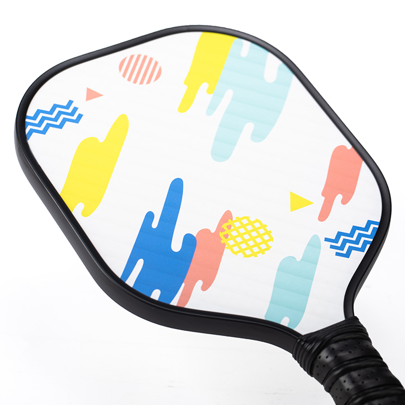 Finished glass fiber+frosted+PP honeycomb Pickleball Paddle customization